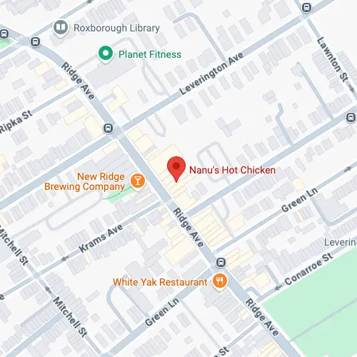 Ridge Ave map