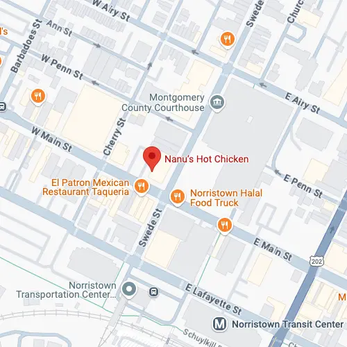 West Main St map