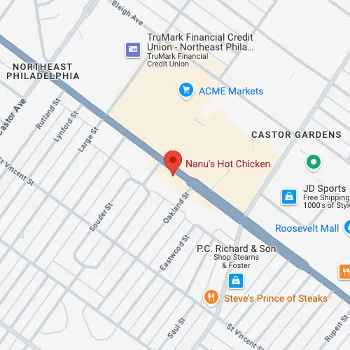 Cottman Ave map