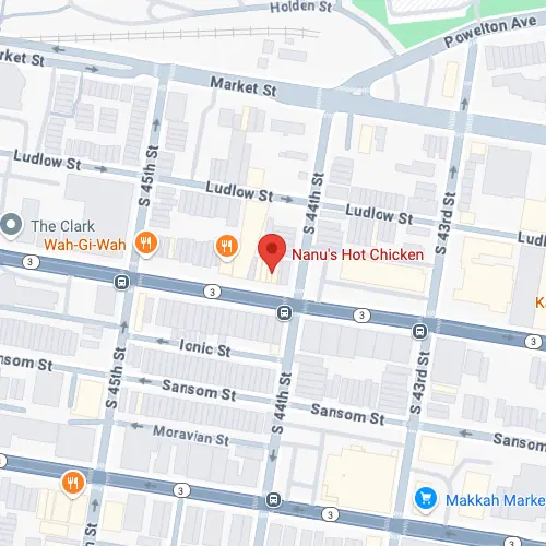 Chestnut Street map