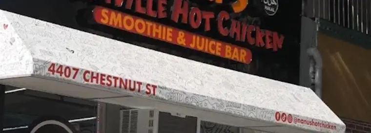 Nanu's Hot Chicken Chestnut St storefront